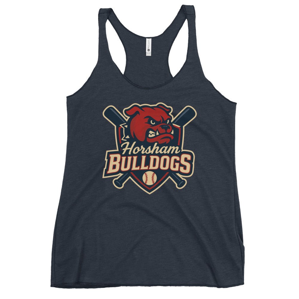 Performance | Thin Racerback Tank Top | Horsham Travel Baseball | Bulldogs Logo