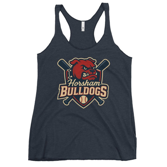 Performance | Thin Racerback Tank Top | Horsham Travel Baseball | Bulldogs Logo