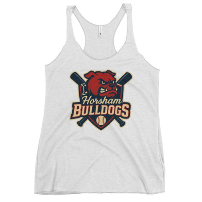 Performance | Thin Racerback Tank Top | Horsham Travel Baseball | Bulldogs Logo
