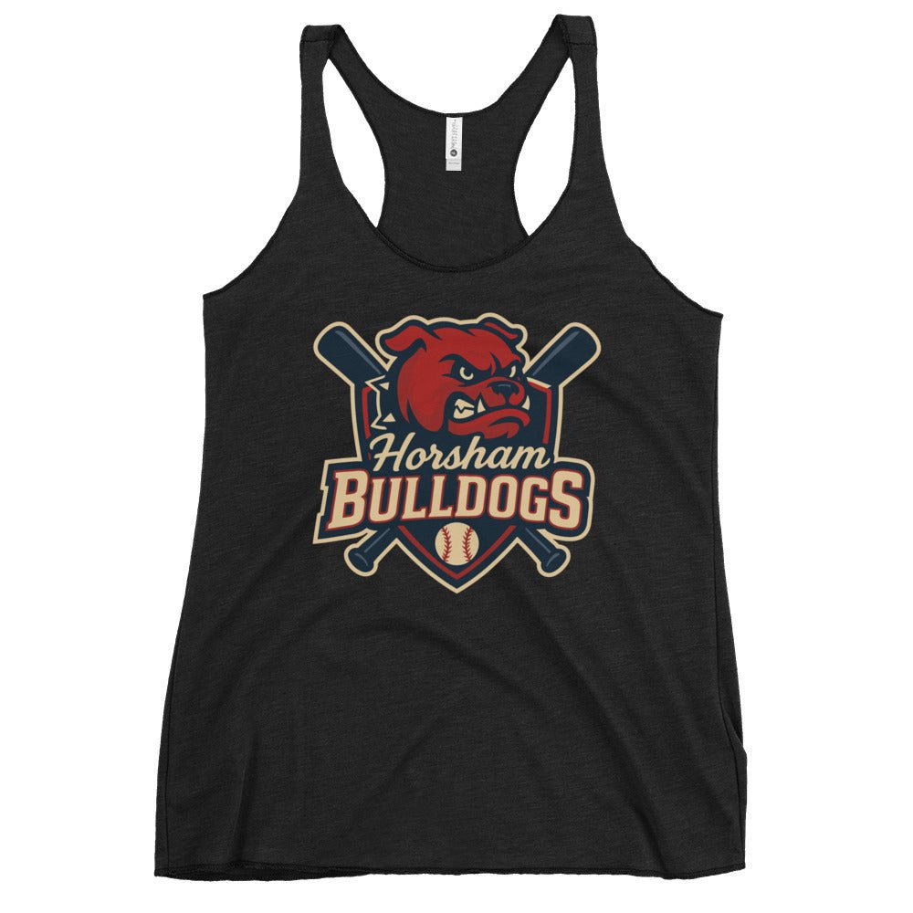 Performance | Thin Racerback Tank Top | Horsham Travel Baseball | Bulldogs Logo
