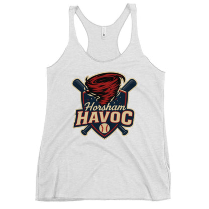 Performance | Thin Racerback Tank Top | Horsham Travel Baseball | Havoc Logo