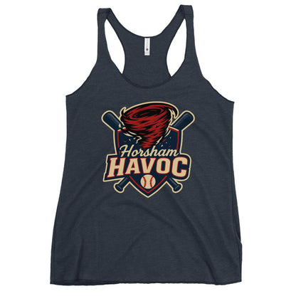Performance | Thin Racerback Tank Top | Horsham Travel Baseball | Havoc Logo