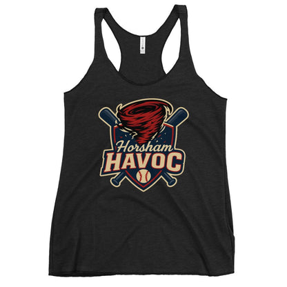 Performance | Thin Racerback Tank Top | Horsham Travel Baseball | Havoc Logo