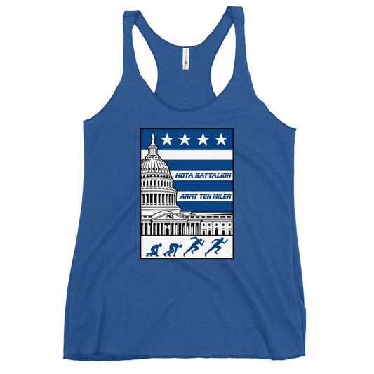Performance | Thin Racerback Tank Top | Hoya battalion Ten Miler | Emblem Logo