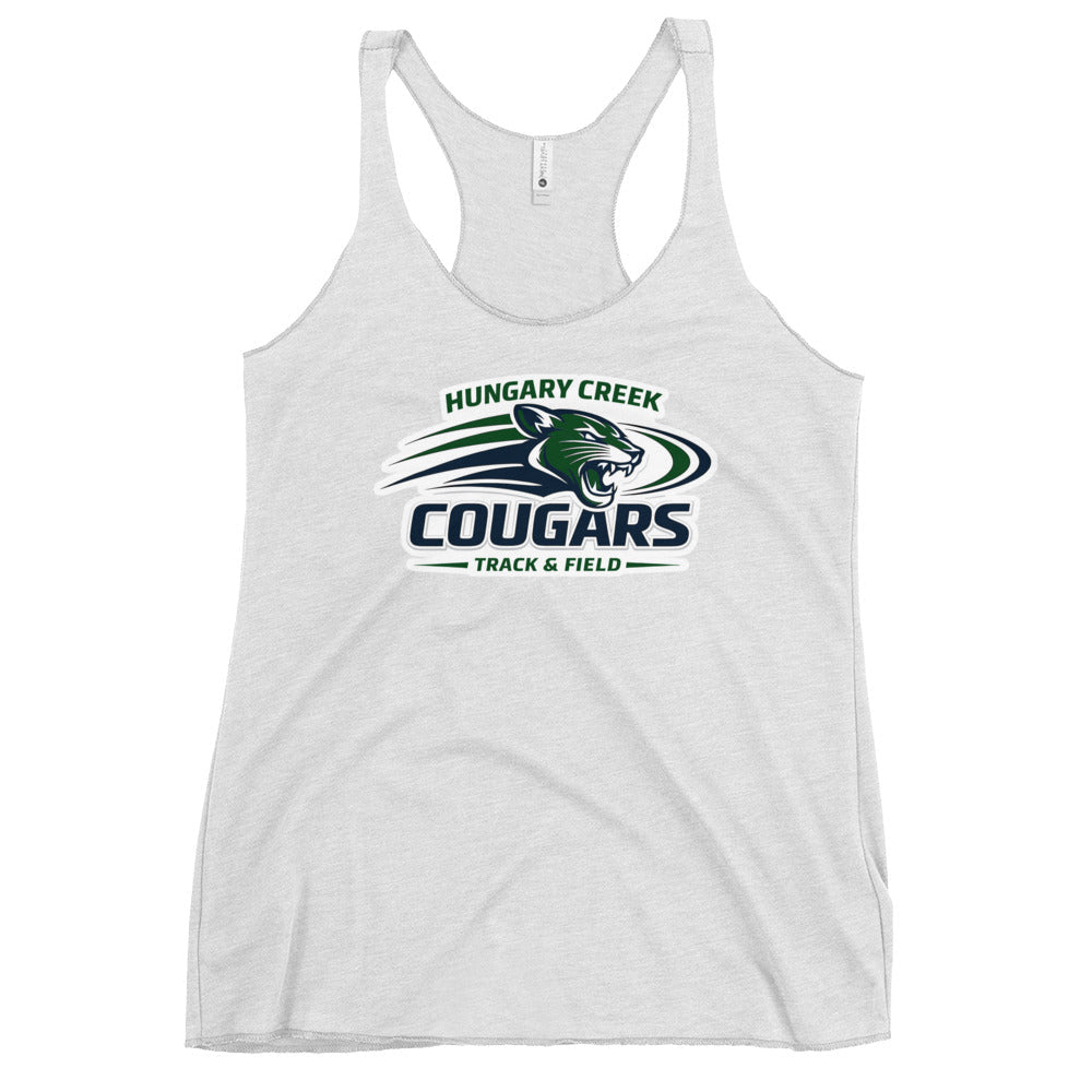 Performance | Thin Racerback Tank Top | Hungary Creek Cougar | Modern Icon Logo