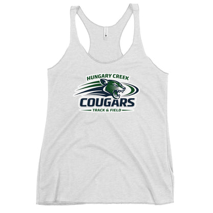 Performance | Thin Racerback Tank Top | Hungary Creek Cougar | Modern Icon Logo
