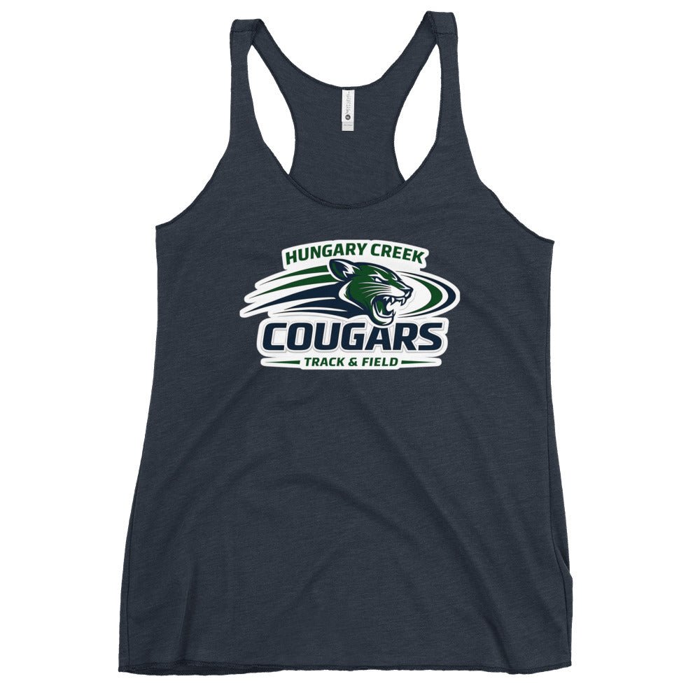 Performance | Thin Racerback Tank Top | Hungary Creek Cougar | Modern Icon Logo