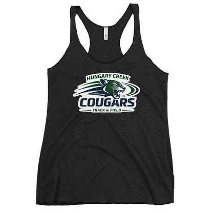 Performance | Thin Racerback Tank Top | Hungary Creek Cougar | Modern Icon Logo