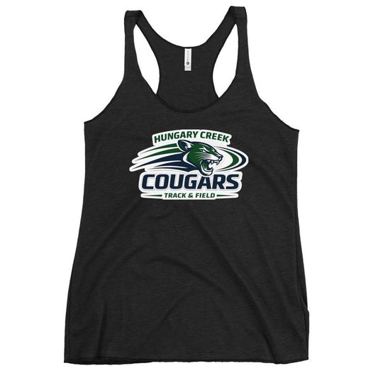 Performance | Thin Racerback Tank Top | Hungary Creek Cougar | Modern Icon Logo