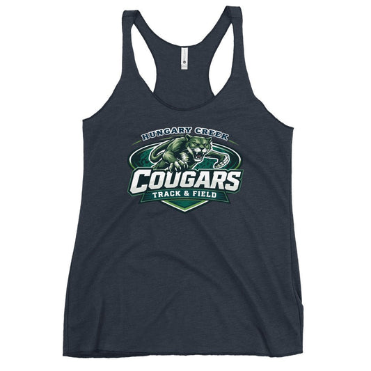 Performance | Thin Racerback Tank Top | Hungary Creek Cougar | Shield Logo