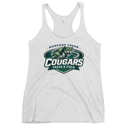 Performance | Thin Racerback Tank Top | Hungary Creek Cougar | Shield Logo