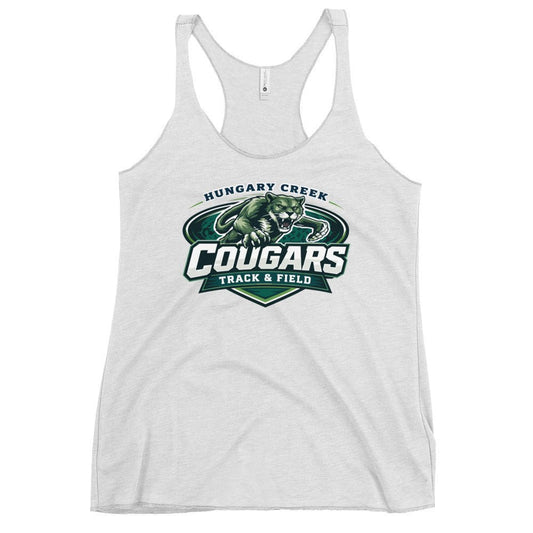Performance | Thin Racerback Tank Top | Hungary Creek Cougar | Shield Logo