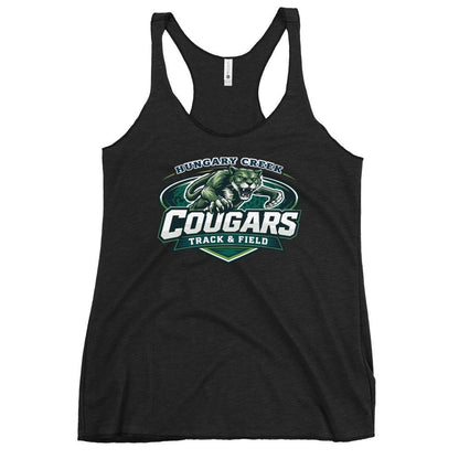 Performance | Thin Racerback Tank Top | Hungary Creek Cougar | Shield Logo