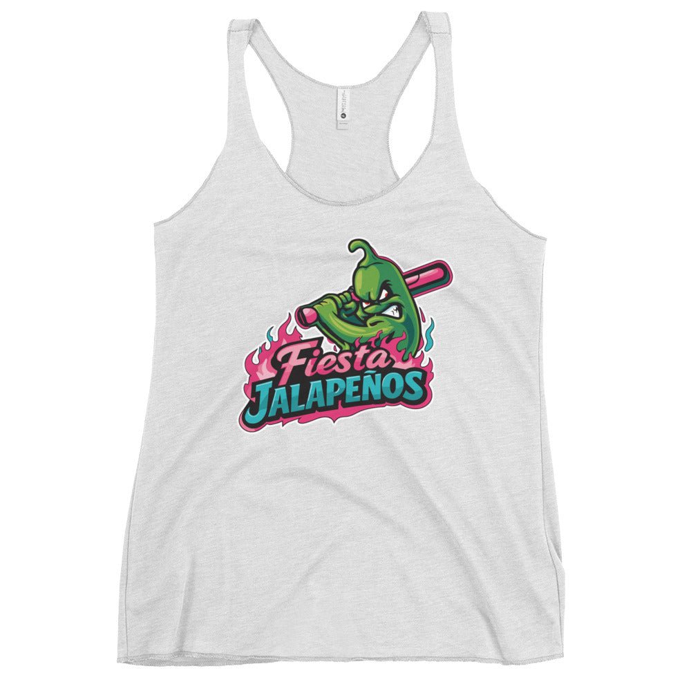 Performance | Thin Racerback Tank Top | Jalapenos Baseball | Fiesta Logo