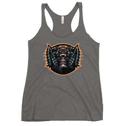 Performance | Thin Racerback Tank Top | JBLM Bigfoot Hockey Team | Mascot Logo