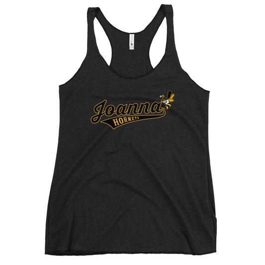 Performance | Thin Racerback Tank Top | Joanna Hornets | Script Logo