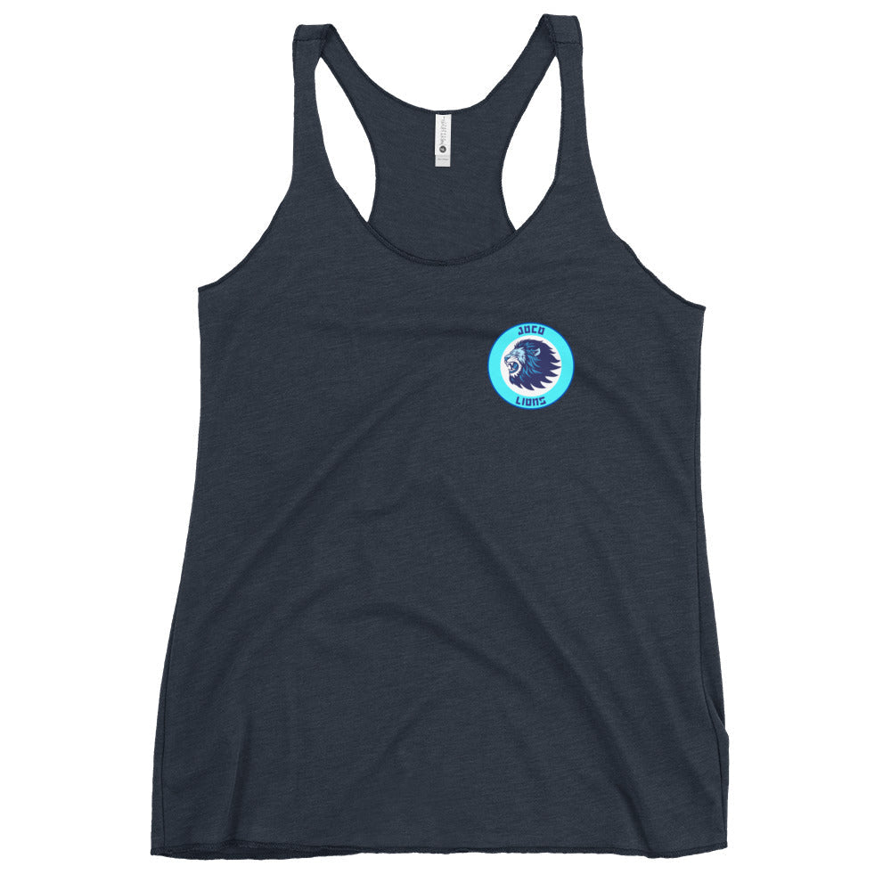 Performance | Thin Racerback Tank Top | JoCo Lions | Badge Logo