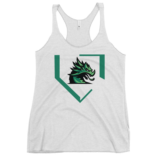 Performance | Thin Racerback Tank Top | John Cooper Baseball | Dragon Home Logo