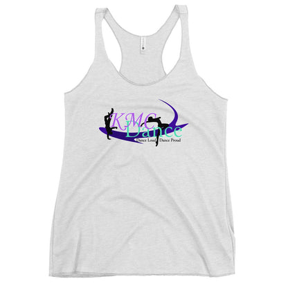 Performance | Thin Racerback Tank Top | KMC Dance & Gymnastics | Emblem Logo