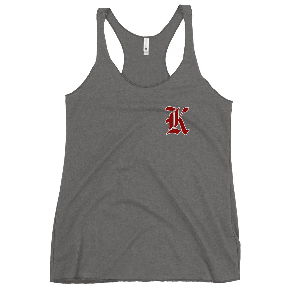 Performance | Thin Racerback Tank Top | Kofa Baseball Booster Club | Crest Lettermark Logo