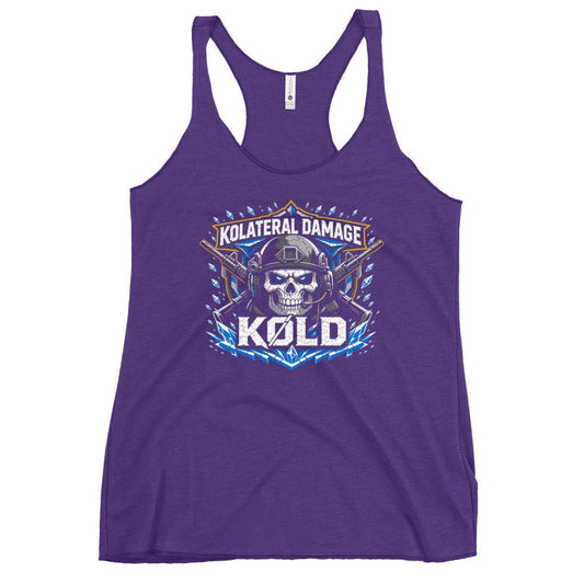 Performance | Thin Racerback Tank Top | Kolateral Damage E-Sports | Emblem Logo