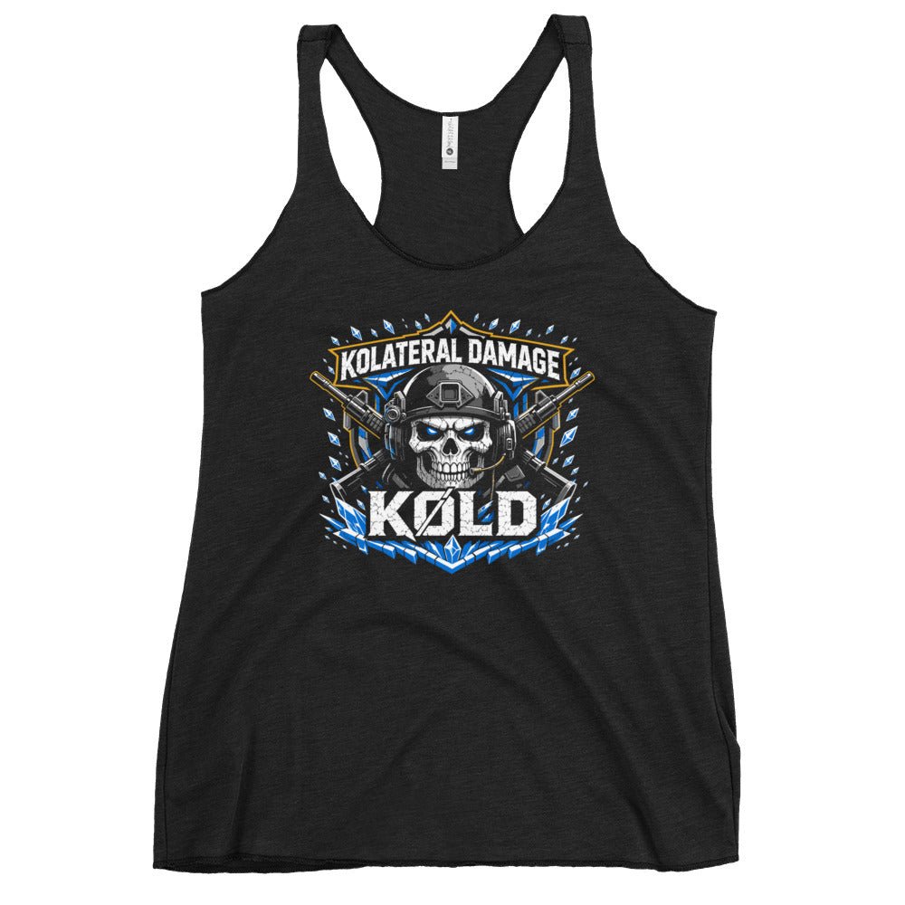 Performance | Thin Racerback Tank Top | Kolateral Damage E-Sports | Emblem Logo