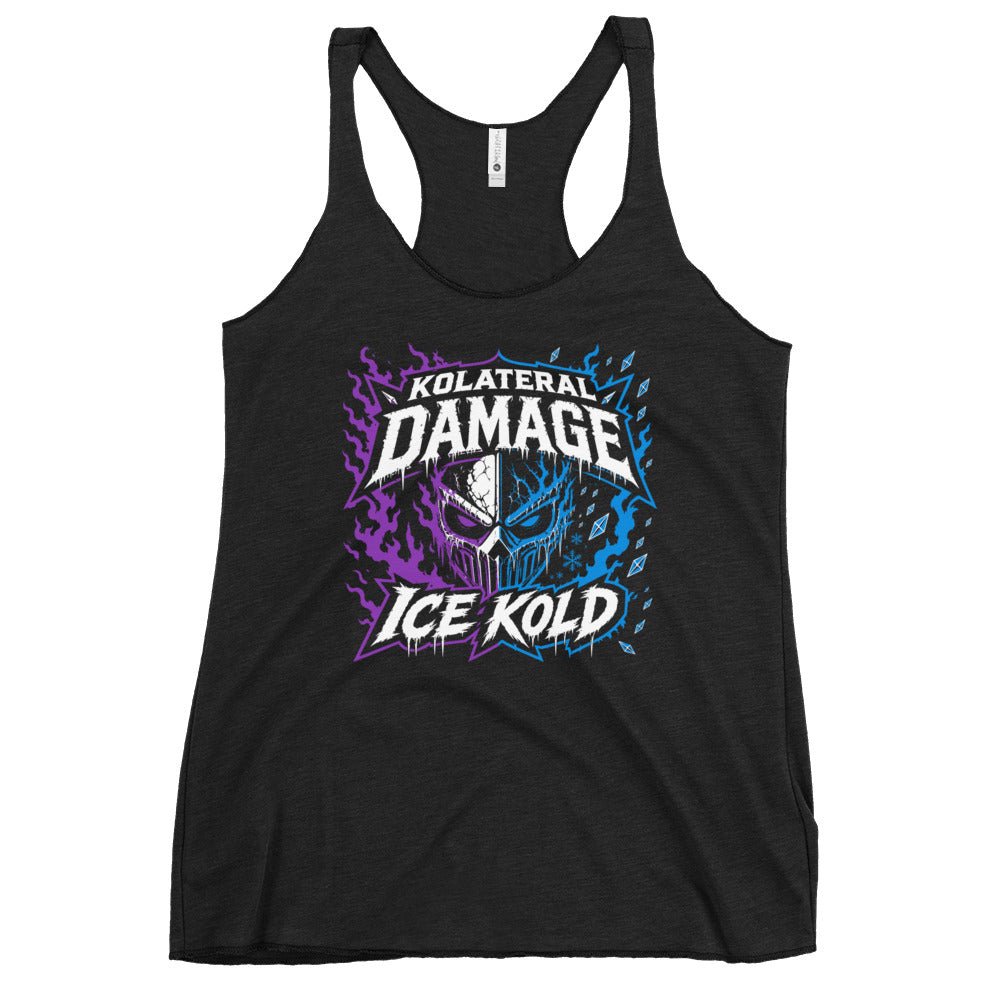 Performance | Thin Racerback Tank Top | Kolateral Damage E-Sports | Ice Kold Crest Logo