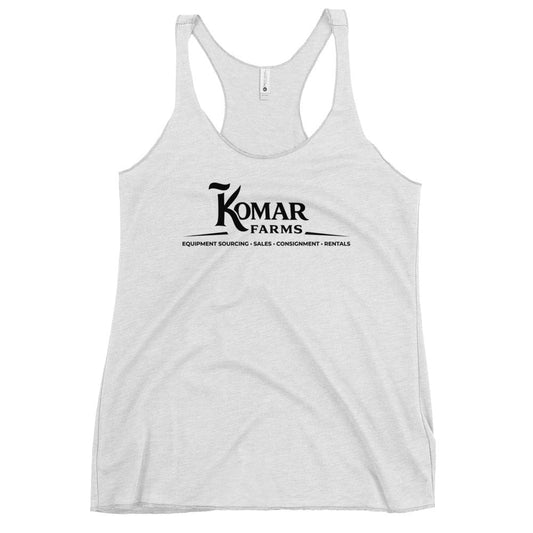 Performance | Thin Racerback Tank Top | Komar Farms | Mark Logo