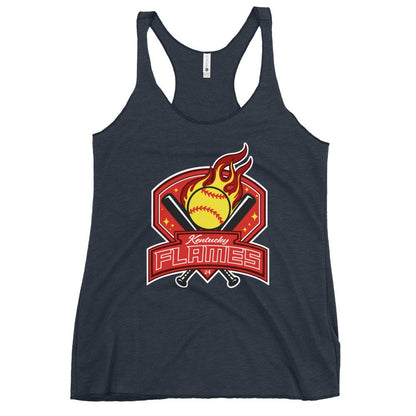 Performance | Thin Racerback Tank Top | KY Flames | Emblem Logo