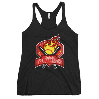 Performance | Thin Racerback Tank Top | KY Flames | Emblem Logo