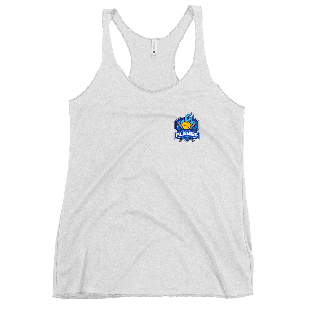 Performance | Thin Racerback Tank Top | KY Flames | Shield Logo