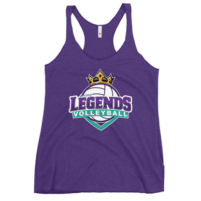 Performance | Thin Racerback Tank Top | Lady Legends Volleyball | Crown Logo