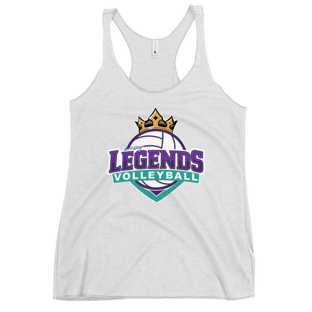 Performance | Thin Racerback Tank Top | Lady Legends Volleyball | Crown Logo