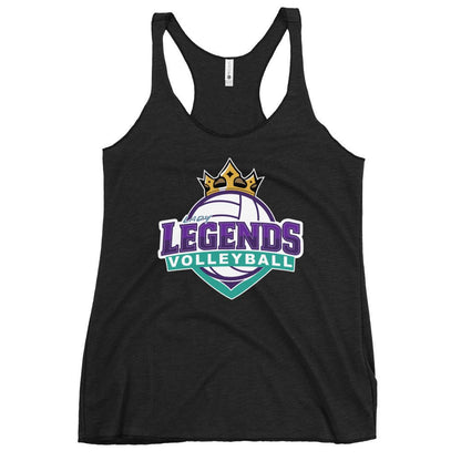 Performance | Thin Racerback Tank Top | Lady Legends Volleyball | Crown Logo