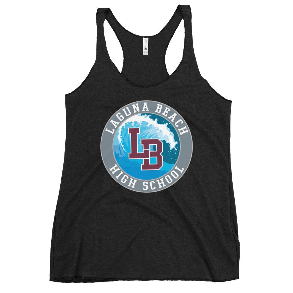 Performance | Thin Racerback Tank Top | Laguna Beach High School Wrestling | Wave Logo
