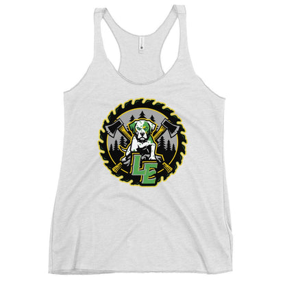 Performance | Thin Racerback Tank Top | Lake Erie Power Pines | Saw Logo
