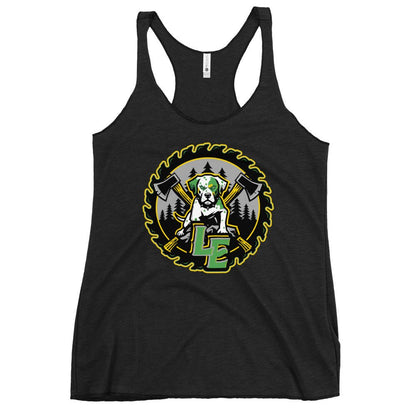 Performance | Thin Racerback Tank Top | Lake Erie Power Pines | Saw Logo