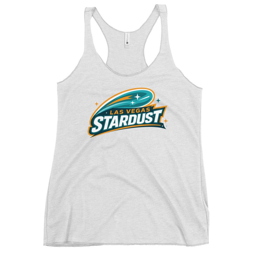 Performance | Thin Racerback Tank Top | Las Vegas Stardust | Galactic Glide Logo