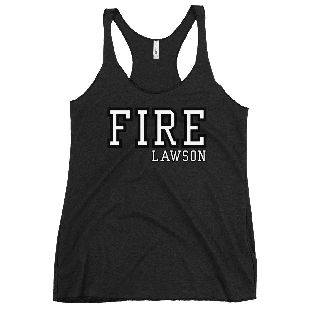 Performance | Thin Racerback Tank Top | Lawson Fire Department | Script Logo
