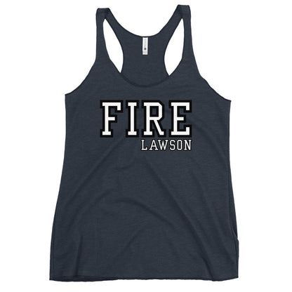 Performance | Thin Racerback Tank Top | Lawson Fire Department | Script Logo