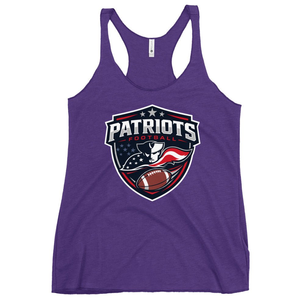Performance | Thin Racerback Tank Top | LFMS Athletics | Patriots Football Logo