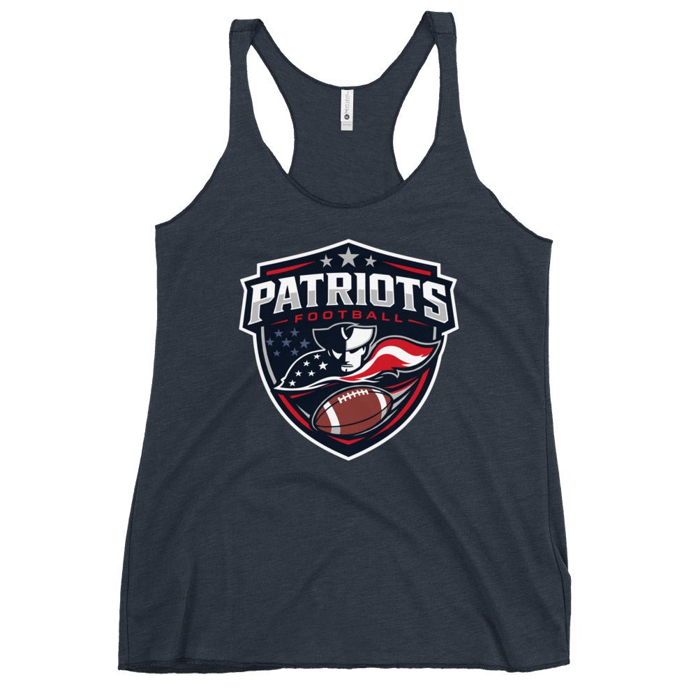 Performance | Thin Racerback Tank Top | LFMS Athletics | Patriots Football Logo