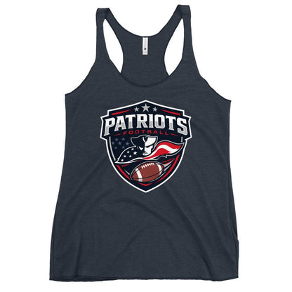 Performance | Thin Racerback Tank Top | LFMS Athletics | Patriots Football Logo