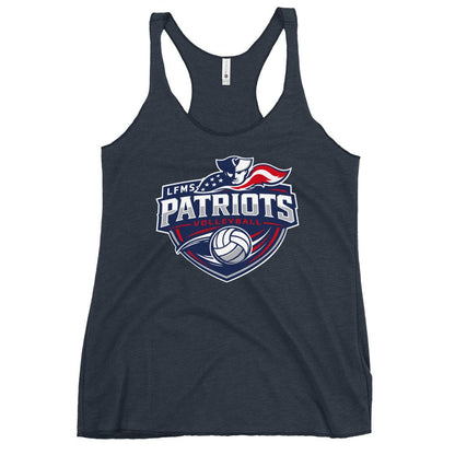 Performance | Thin Racerback Tank Top | LFMS Athletics | Patriots Volleyball Logo