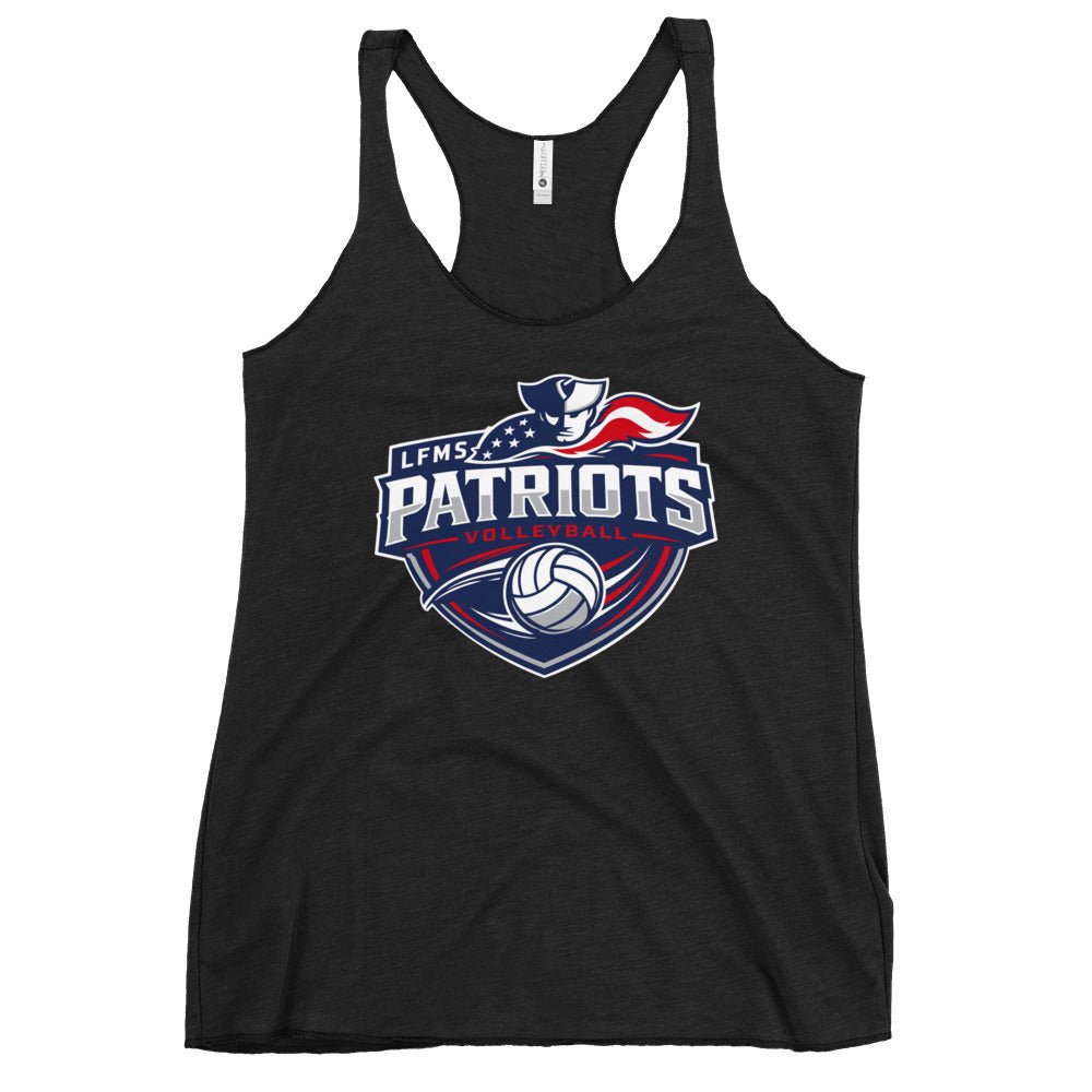 Performance | Thin Racerback Tank Top | LFMS Athletics | Patriots Volleyball Logo