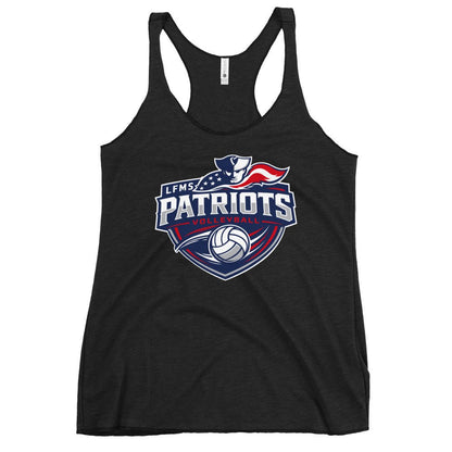 Performance | Thin Racerback Tank Top | LFMS Athletics | Patriots Volleyball Logo