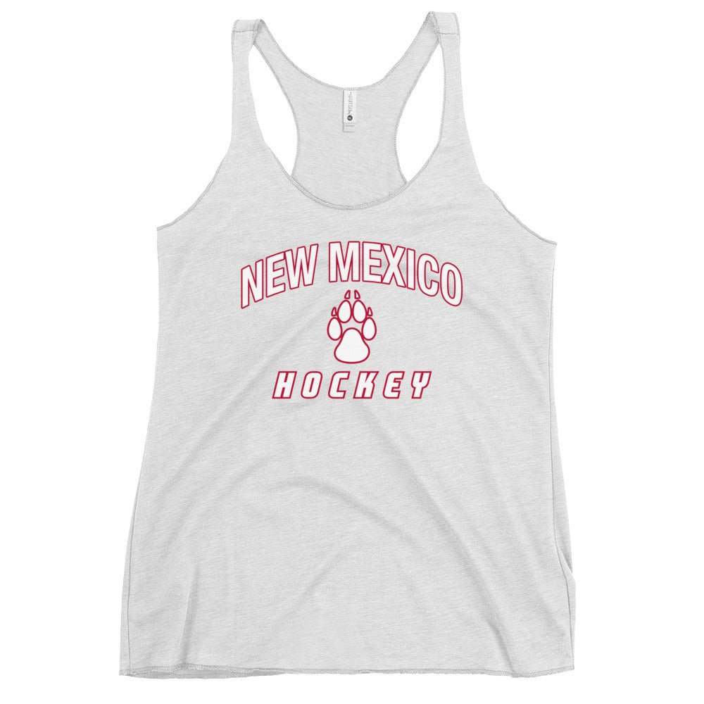 Performance | Thin Racerback Tank Top | Lobo Women’s Ice Hockey | Script Logo
