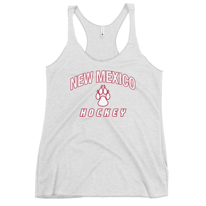 Performance | Thin Racerback Tank Top | Lobo Women’s Ice Hockey | Script Logo