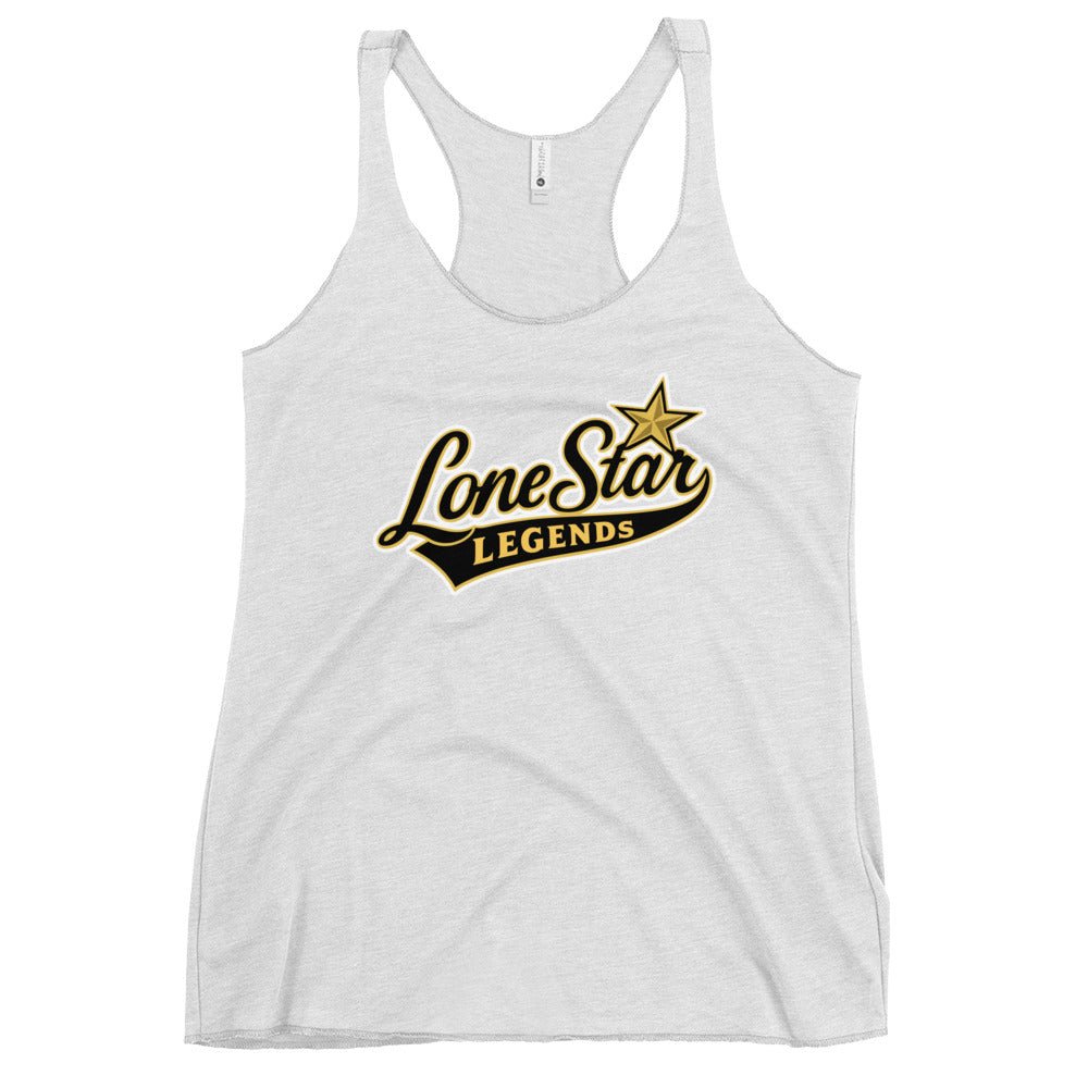 Performance | Thin Racerback Tank Top | Lone Star legends | Script Logo
