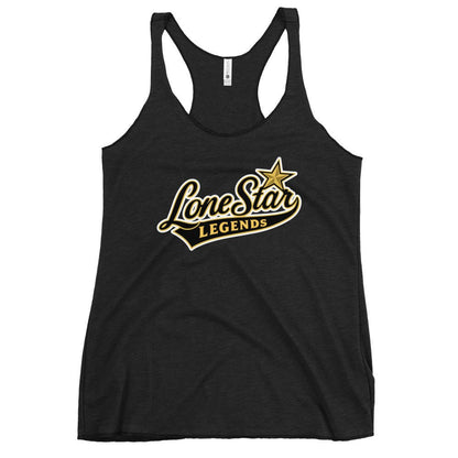 Performance | Thin Racerback Tank Top | Lone Star legends | Script Logo